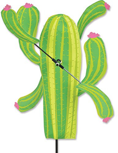 Premier Kite Whirligig Cactus - Velas Florales, Color Verde