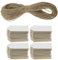 100Stk Weiß Anhänger Etiketten Gift Tags 4 x 2CM Geschenkanhänger