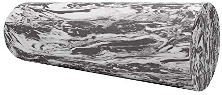 Gaiam Restore Muscle Therapy Foam Roller, Marbled Grey, 18