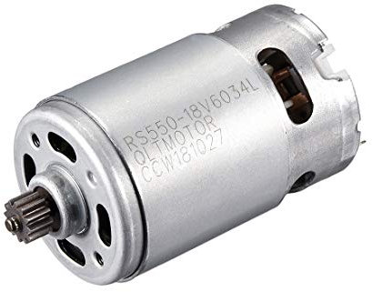 sourcing map DC 18V 20500 U/Min Elektrischer Getriebemotor 12 Zähne für Akkuschrauber