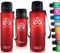 MIGHTY PEAKS Tritan Große Sport XL Trinkflasche 1 5 l BPA frei, 1500ml 1 5 liter 1.5 liter Wasserflasche 1,5 liter, Rot, Red, Sportflasche für Fahrrad, Fitness, Gym, Kinder, Uni