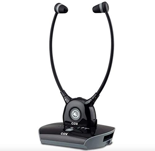 HDME CGV Casque TV Hel Dolfin L Special Senior sans-Fil Noir