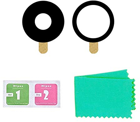LTZGO 2 pièces Caméra Arrière de Remplacement avec Lentille en Verre Compatible avec iPhone 11 Len Verre pour Coque arrière écran de Rechange lentille Objectif avec Double Face Adhésif