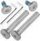 OTFAITP M8 40-76mm Innengewinde Innensechskant Schraube & Bolzen Sortimentssätze Kinder Roller Teile für 2-3-4-Rad Kick Scooter Reparatur Vorderrad Hinterradachsen Werkzeuge (54mm)
