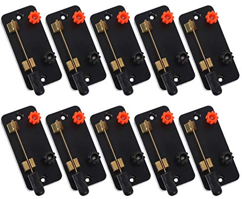 iplusmile Einpoliger Einwegschalter Spst Einpolschalter Für Physik Elektronikunterricht Und Experimentiergeräte 10 Stück
