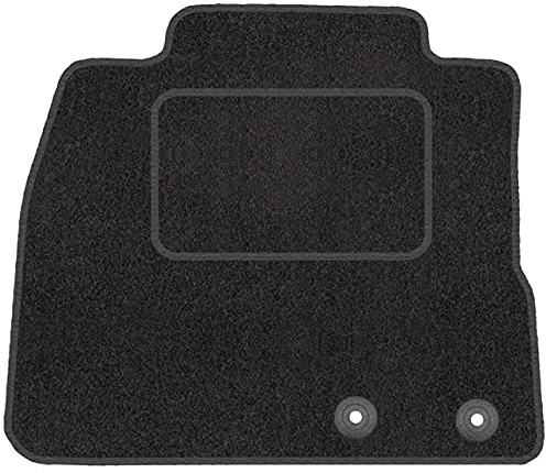 Fahrer Fußmatte Velours Fahrerseite Fahrermatte für Nissan Note II (12-16) - 1-teilig - Passgenau