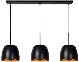 LUCIDE NOLAN - Pendelleuchten - 3xE27 - Schwarz