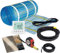 Flexithermo™ Plus elektrische Fußbodenheizung Komplett-Set I Heizleistung: 200 W/m² (10,0m x 0,5m; 5m²) Fußbodenheizung elektrisch für Böden aller Art I inkl. Digital-Thermostat mit Wochenprogramm