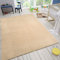 VIMODA Teppich Cosy kuscheliger Fellteppich, weich und elegant, waschbar und Fußbodenheizung geeignet, Farbe:Beige, Maße:160x220 cm