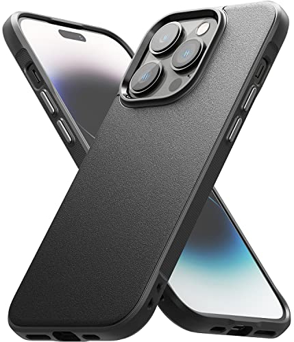 Ringke Onyx Compatible with iPhone 14 Pro Max Case, Extreme Tough Flexible Silicone Type TPU Shockproof Rugged Bumper Full Protection Cover for 6.7-Inch (2022) - Black