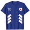 Retro10 Japan-Fußball-Flagge, Japan-Fußball, Japan-Flagge T-Shirt