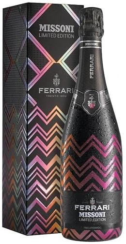 FERRARI F.LLI LUNELLI SPA TRENTO DOC BRUT MISSONI RED LIMITED EDITION 75 CL