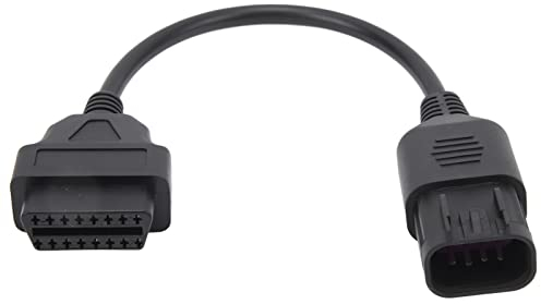 Akozon OBD2 OBDII Diagnosekabel Adapter OBD2 auf 8 Pin Diagnoseadapter OBDlink OBD Stecker OBD Kabel OBD-II Diagnosewerkzeuge Volldiagnosekabel für Polaris ATV Slingshot