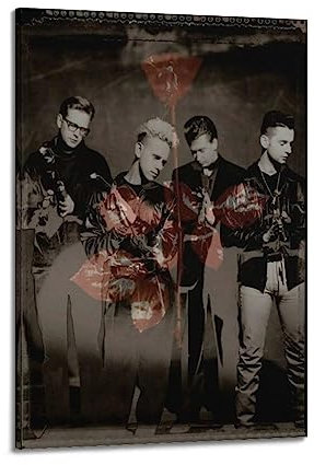 Depeche New Wave Mode Poster, dekoratives Gemälde, Leinwand, Wandposter und Kunstdruck, modernes Familienschlafzimmer-Dekor-Poster, 30 x 45 cm