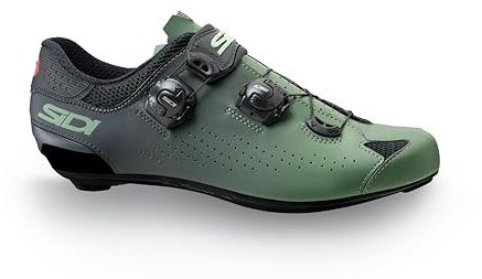 Sidi Genius 10 Fahrradschuhe für Herren, Grün Schwarz, 43.5 EU