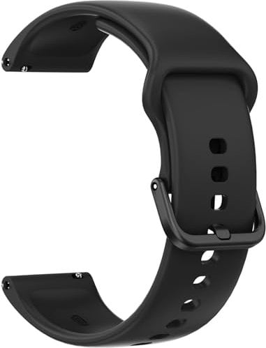 Replacement Smart Watch Bands for IDW13 IDW15 IDW16 IDW18 IDW19 Smartwatch, 22mm Soft Nylon Adjustable Replacement Strap for Veryfit Smartwatch, Black