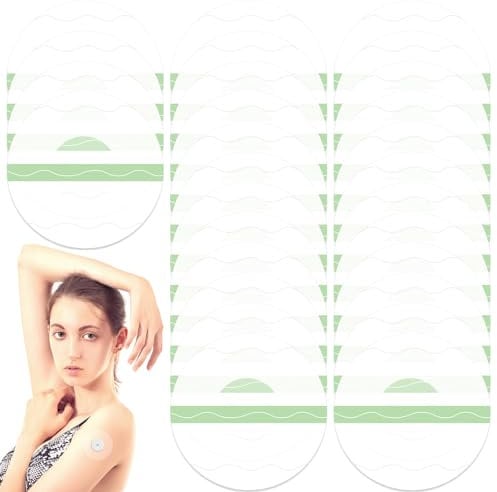 Scettar 55 Pack Libre Sensor Covers, Waterproof Libre Sensor Patches CGM Sensor Patches Without Glue in The Center Freestyle Libre Sensor Cover for Freestyle Libre 1/2/3