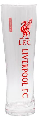 FOCO Officiell licensierad produkt Liverpool FC fotboll ordmärke smal pintglas