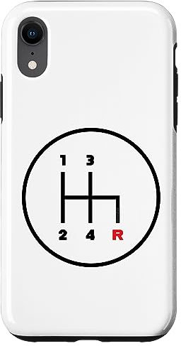 iPhone XR Car Manual Gear Shifter Knob Pattern (4 Speed) Case