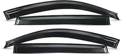LANKEKE 4 Stück Auto Windabweiser für VW Touran L 2016-2023, Autofenster Regenabweiser Seitenfenster Winddichter Regenschutz Regen Fensterabweiser Anklebbare Deflektoren Auto Zubehör,A