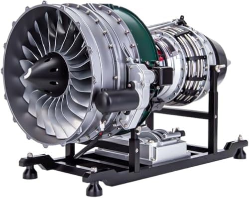 aircraft engine model Manual assembly of ,Engine Mechanical Aircraft Dual-Spool Turbofan Engine Model Kit That Run, Electric Assembly Engine, Educational Experiment Toy