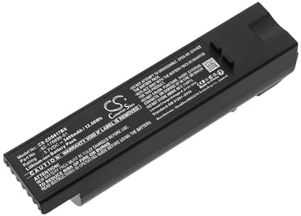 TCTK Akku 3400mAh Kompatibel mit [Zebra] DS8100, DS8170, DS8178 Ersetzt 82-176890-01, AS-000231, BTRY-DS81EAB0E
