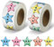 Suofuolef 1000 Stück Sterne Aufkleber, Lächeln Stern Sternaufkleber für Kinder, Selbstklebend Sticker für DIY Scrapbooking Dekoration