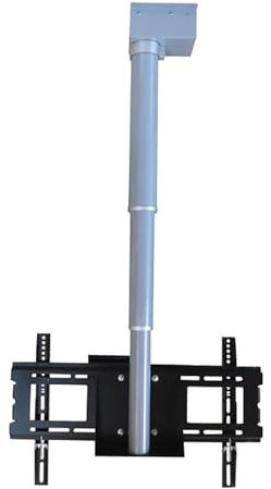 Support Tv Électrique De Plafond Pour Téléviseur Lcd - Support De Suspension Rotatif Rétractable Pour Plafond, Support Tv Motorisé, Support Tv De Plafond Motorisé Avec Télécommande, Compatible Avec L