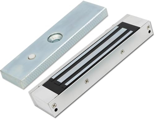 Serrure de porte électromagnétique, Contrôle D'accès Électromagnétique De Porte Simple La Serrure Magnétique Électrique 12V 280KG 600LBS