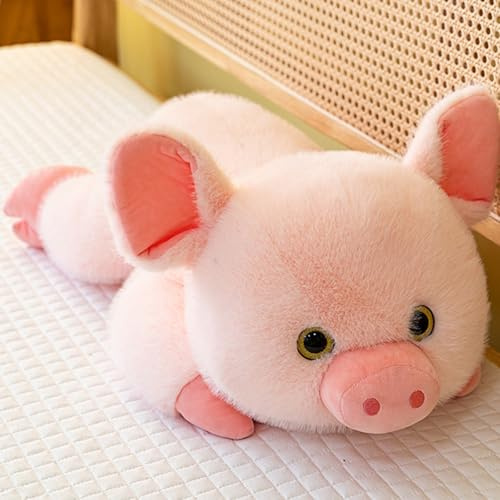 Xiyocadt Schwein Kuscheltier, 30/40/60cm Klein Plüschtier, Stofftier Plüsch Tier, Geschenk für Jungen Mädche Erwachsene (40CM)