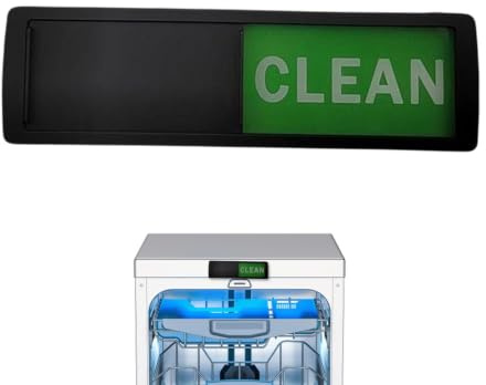 Clean Dirty Sign Dishwasher Magnet | Strong Magnet Dirty Sign Indicator | for Dishwasher | Shutter only changes when you push it, clean and dirty sign without scratches