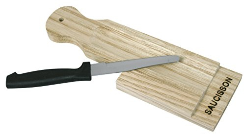 TROUVAILLES Faveco 501744 Planche à Découper, Bois, Naturel, 1.3 x 8 x 26.6 cm, Marron