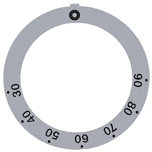 Mareno Knebelsymbol für BME40M, BME60M, BME80M, CRE6330, CRE6220 für Thermostat 30-90°C silber Aussen 59mm Innen ø 45,5mm