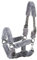 PFIFF 102583 Halfter 'Cozy', mit Kunstfell, grau Cob