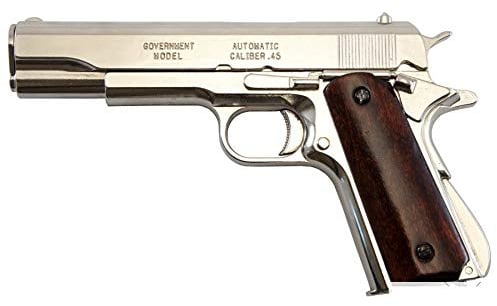 Denix 6316 – Goverment-Modell, dekorative Pistole Typ Colt 1911 Full Metal für Sammlung und Dekoration [Inaktivität]