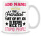 Novelty Funny Gift Mug for Work Colleagues - The Hardest Part of My Job is Being Nice to Stupid People.