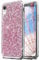 Feyten Coque iPhone XR avec Verre Trempé [Lot de 2], Mince Brillant Bling Paillettes Anti-Rayures Antichoc TPU Silicone Souple Housse pour Apple iPhone XR 6,1 (Rose)
