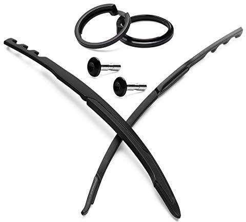 Mryok Ersatzring für Bügelschieber & Icon Ring & Edelstahl Pin für Oakley Jawbreaker, Schwarz (schwarz), Einheitsgröße