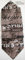 Eigenkreation Tischband mit modernem Schriftdruck ca. 160 x 20 cm braun