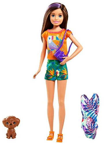Barbie GRT88 - Barbie und Chelsea Dschungelabenteuer Skipper-Puppe und Zubehör für Kinder von 3 bis 7 Jahren