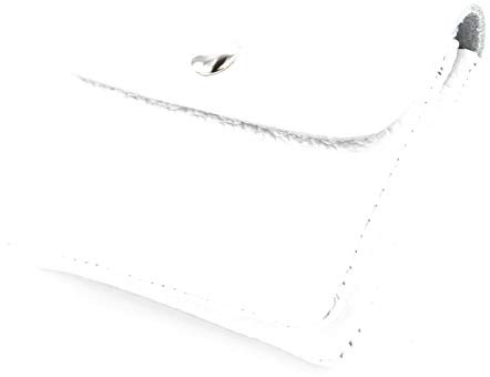 modamoda de P09 Damen Münzgeldbörse Geldbörse Portemonnaie Klein Leder Made in Italy P09, Farbe:Weiß