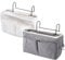 2 Stücke Multifunktionale Bett Tasche, Bett Organizer zum, Bett Organizer Einhängen, Hochbett Aufbewahrungstasche, Nachttisch Tasche, mit Darhthaken, für Buch, Zeitschriften, Fernbedienung, Handy