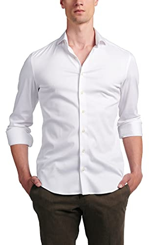 ETERNA Male Jersey Shirt unifarben Slim FIT