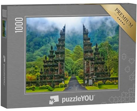 puzzleYOU: Puzzle 1000 Teile „Tore zu einem der Hindu-Tempel auf Bali in Indonesien“ – aus der Puzzle-Kollektion Bali, Tempel, Kirchen & Tempel
