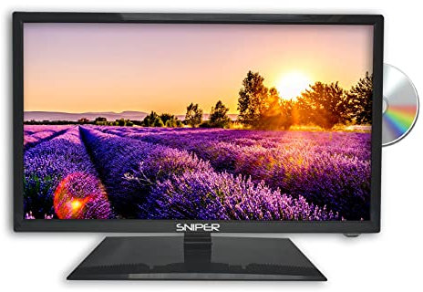 Sniper 27″ Travel TV + DVD FHD LED 12V, 24V & 240V, 178° view, Easyfind Satellite S2, Freeview T2, Bluetooth 5.1, PVR, USB x 2, HDMI x 2 (SN-2704-E)