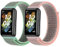 Keecuty 2 Stück Armband für Huawei Band 7, Nylon Armband Kompatibel mit Huawei Band 7, Nylon Einstellbar Klettverschluss Ersatzarmband Sport Loop Soft Kompatibel mit Huawei Band 7