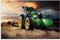 LXTOPN Diamond Painting Traktor Bilder,5D Vollbohrer Malen Nach Zahlen Grün Traktor dekor Bild Set,Moderne DIY Diamant painting auto Wanddruck für Wohnzimmer Dekor,Ungerahmt. (T2, 40 * 60cm)