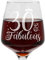 Always Looking Good Calice da vino con grande stelo inciso, 400 ml, con incisione laser