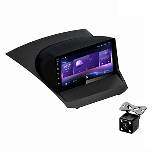 Android 12 Autoradio Radio 9 Pollici Navigazione GPS Per Ford Fiesta 2009-2017 Lettore Multimediale Stereo Supporto SWC/FM/RDS/WIFI/USB/Bluetooth/Mirror Link + Telecamera Posteriore