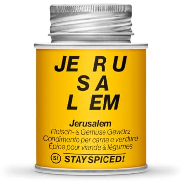 STAY SPICED ! - Jerusalem, Fleisch- & Gemüse-Gewürz I NENI I HAYA MOLCHO I Levante Küche I ideal für Vegetarisch und Vegan I 100% natürliche Inhaltsstoffe